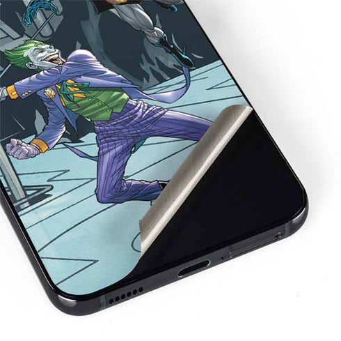 DC Comics The Joker vs Batman Art Galaxy S22 Skin